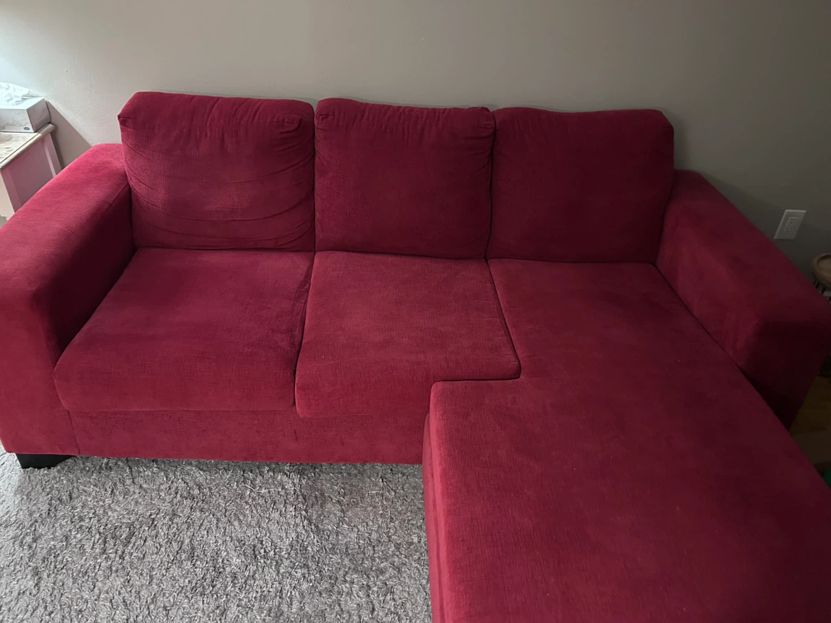 Red Sectional Sofa
