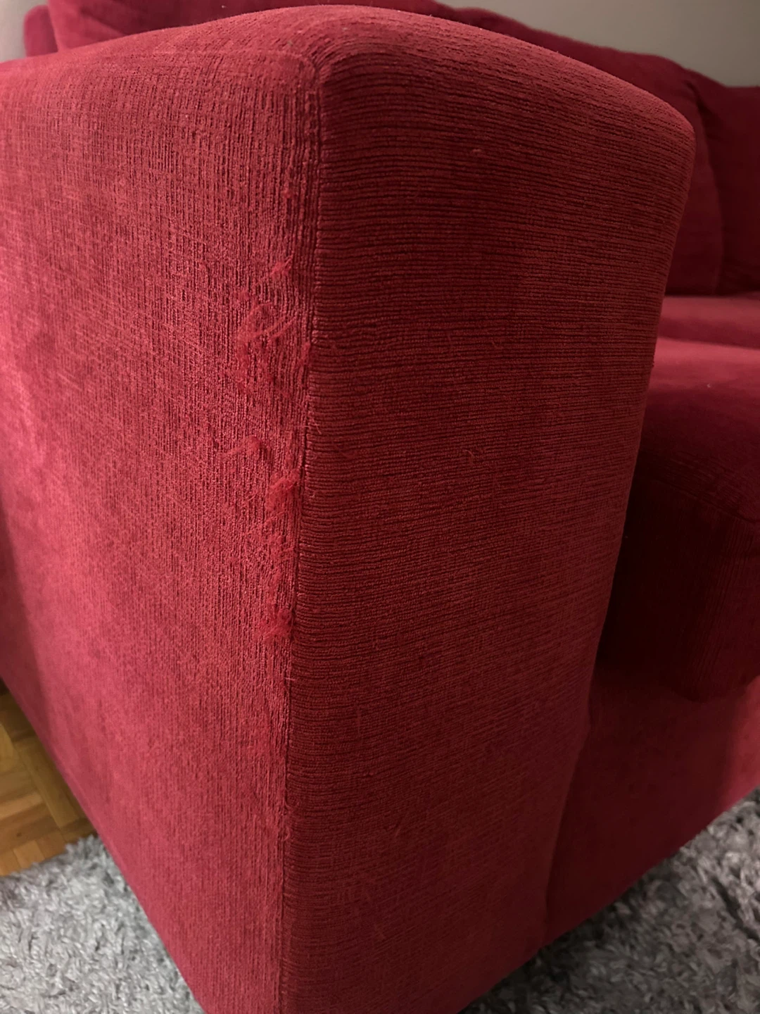 Red Sectional Sofa - photo 2