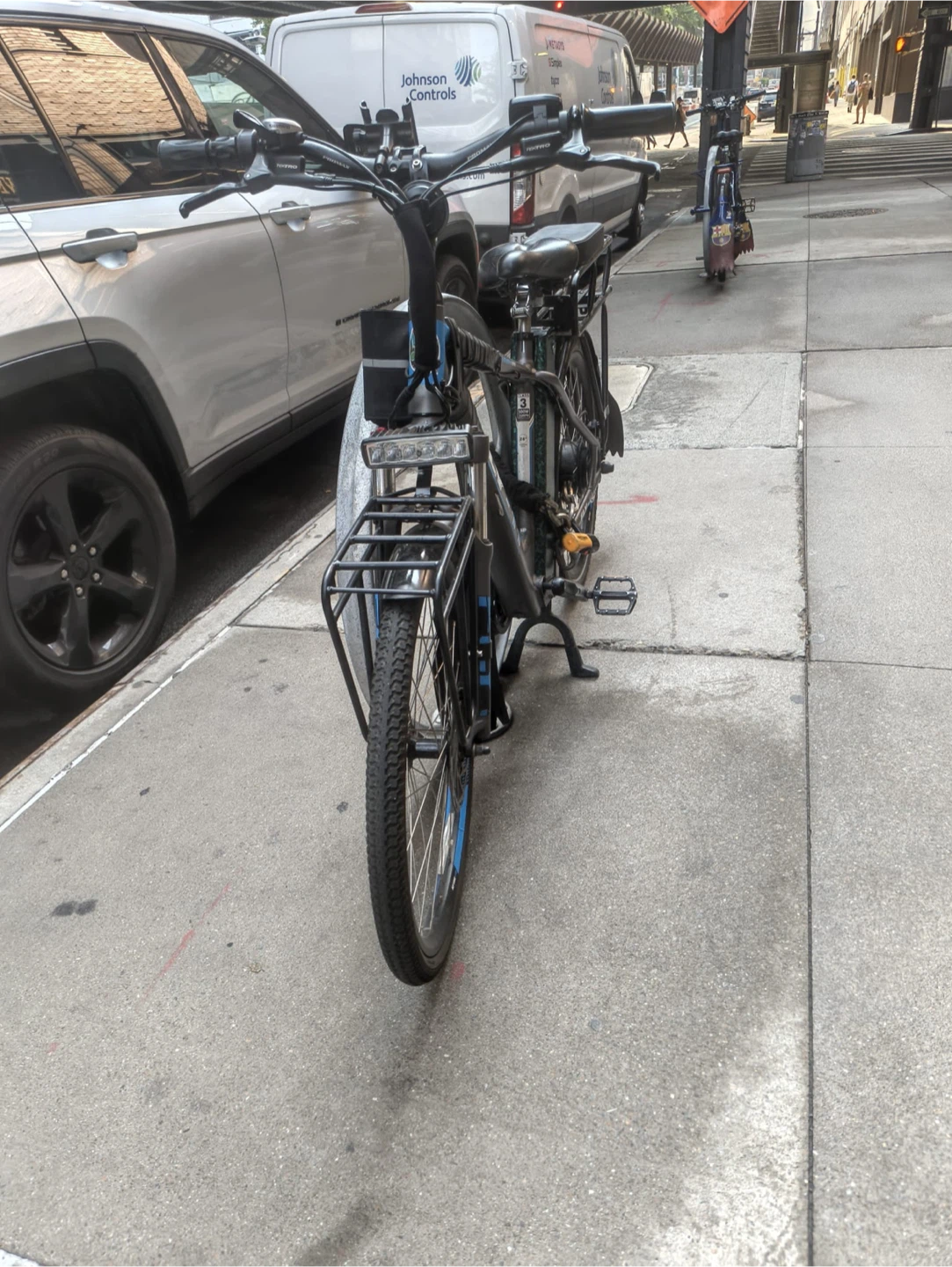 Blue and Black Electric Bicycle - photo 4