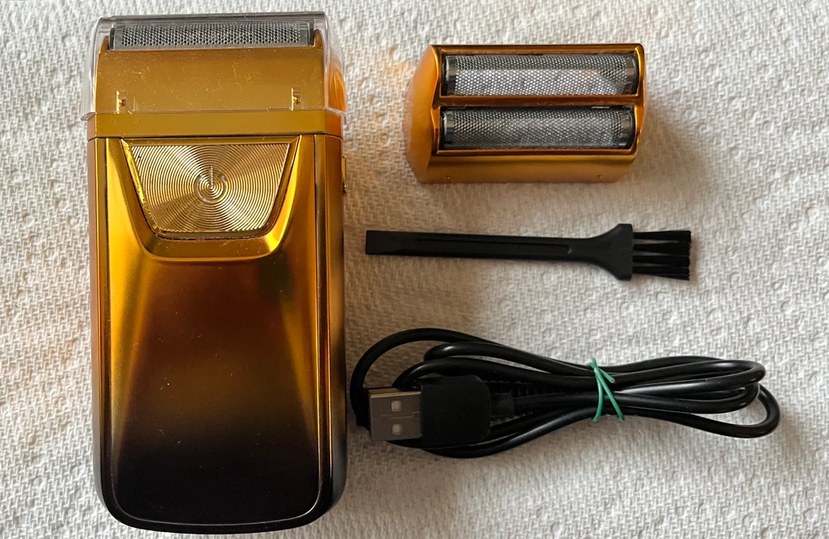 Gold Electric Shaver