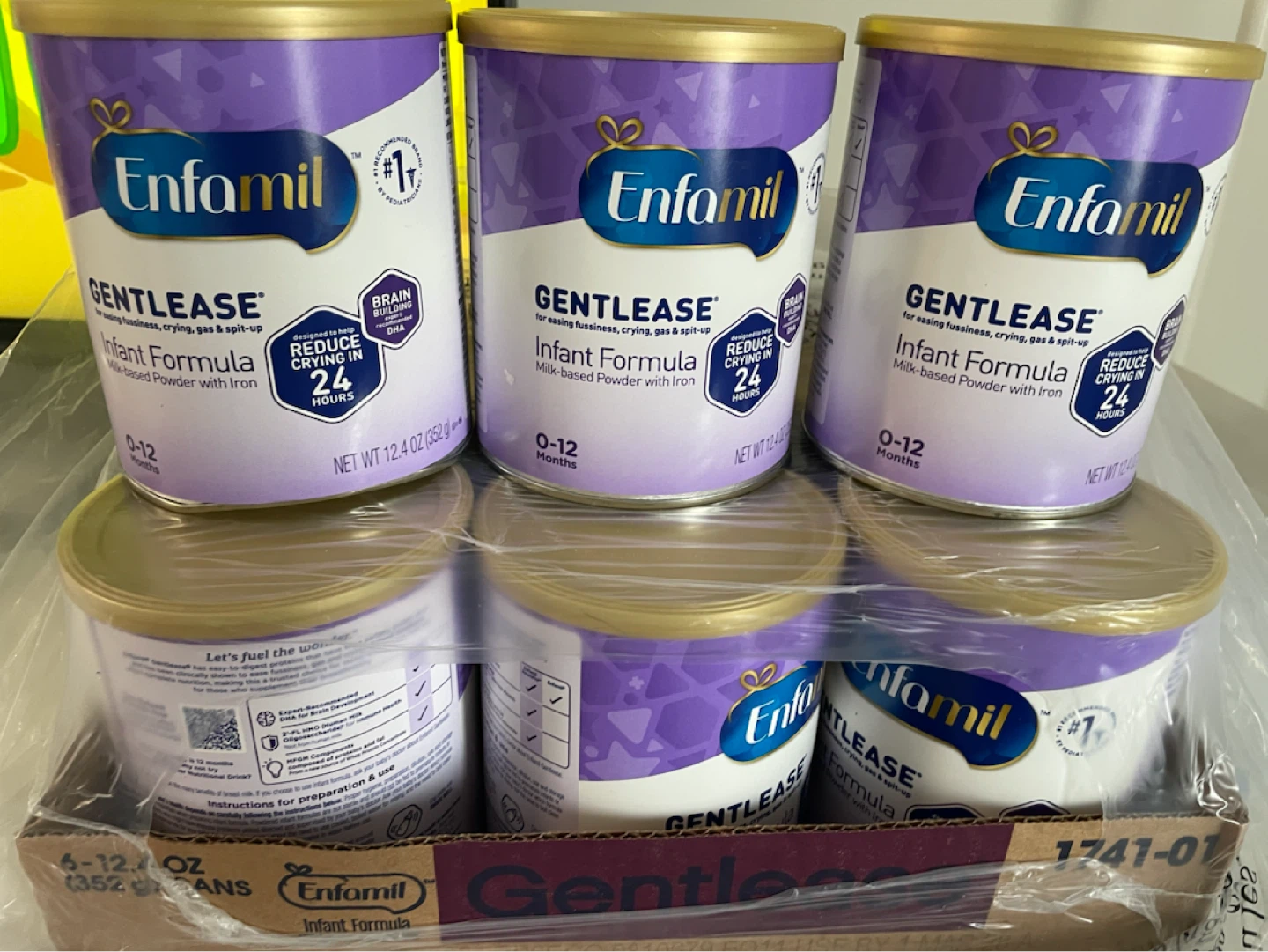 Enfamil Gentlease Infant Formula  with Iron - 12.4 oz Can