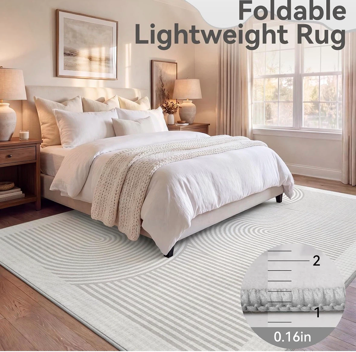 Foldable Lightweight Rug 8x10ft - photo 3