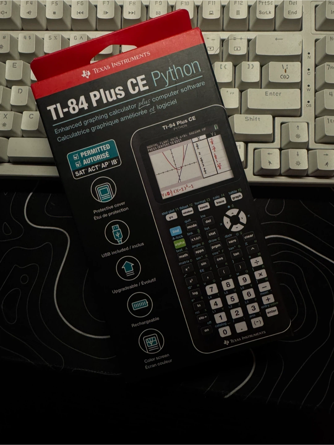 TI-84 Plus CE Python Graphing Calculator – Brand New/Sealed