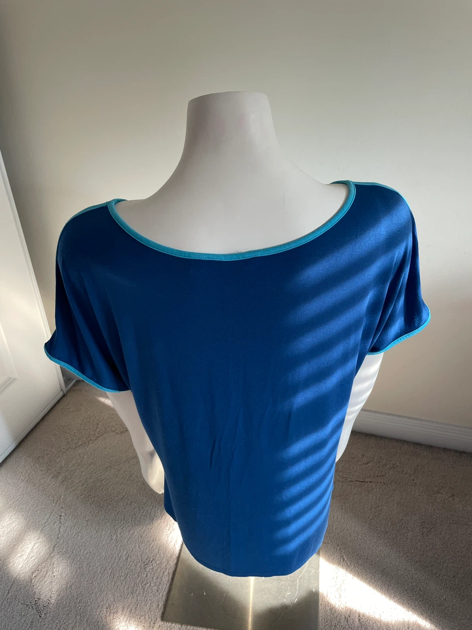 Rithmams Blue Graphic Print T-Shirt - M - photo 3