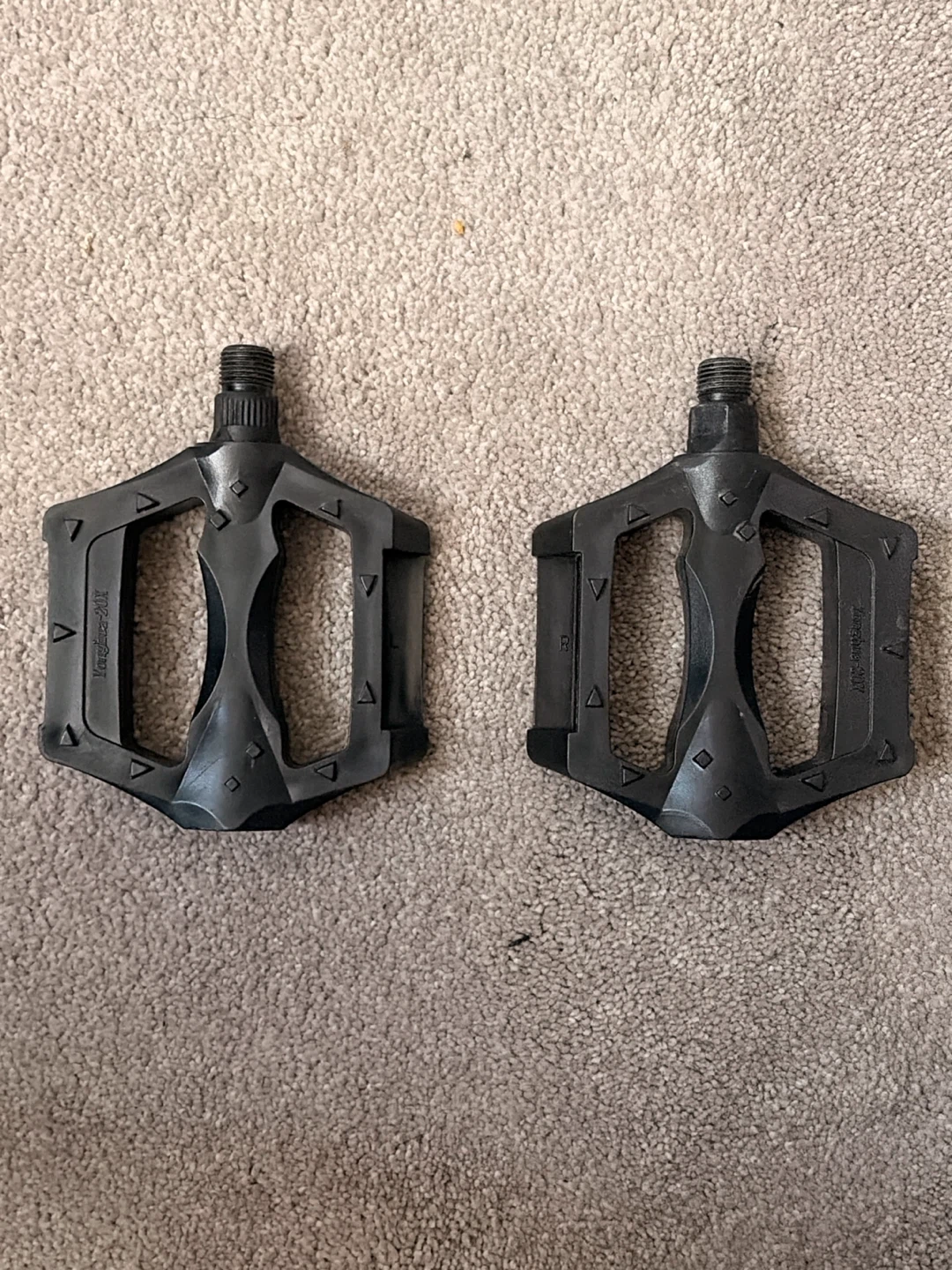 Black Composite Bicycle Pedals