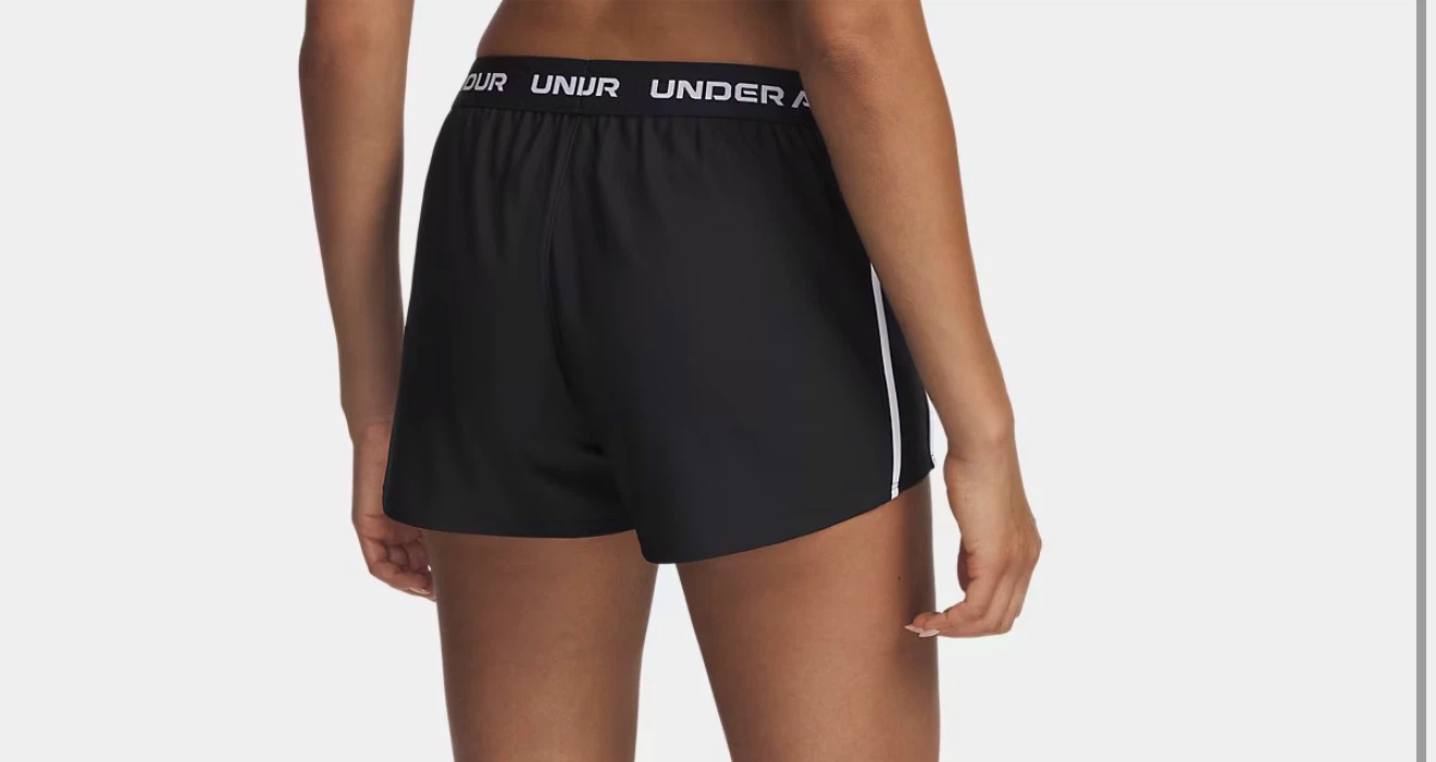 Under Armour Women's Black Tech Play Up Shorts - photo 2