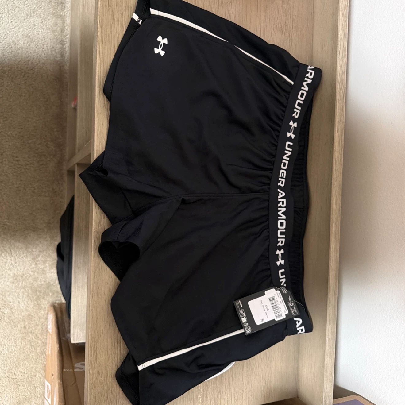Under Armour Women's Black Tech Play Up Shorts - photo 3