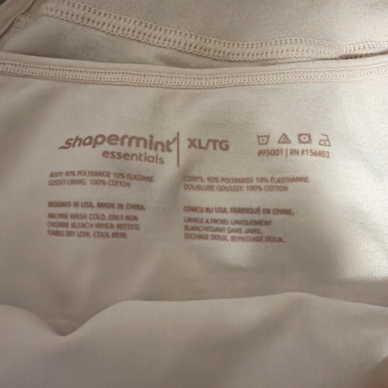 Shapermint Essentials Scoop Neck Bodysuit XL - photo 4
