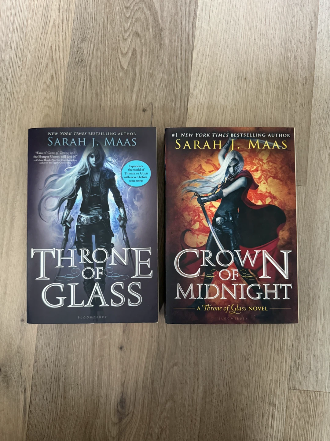 Throne of Glass & Crown of Midnight Books by Sarah J. Maas