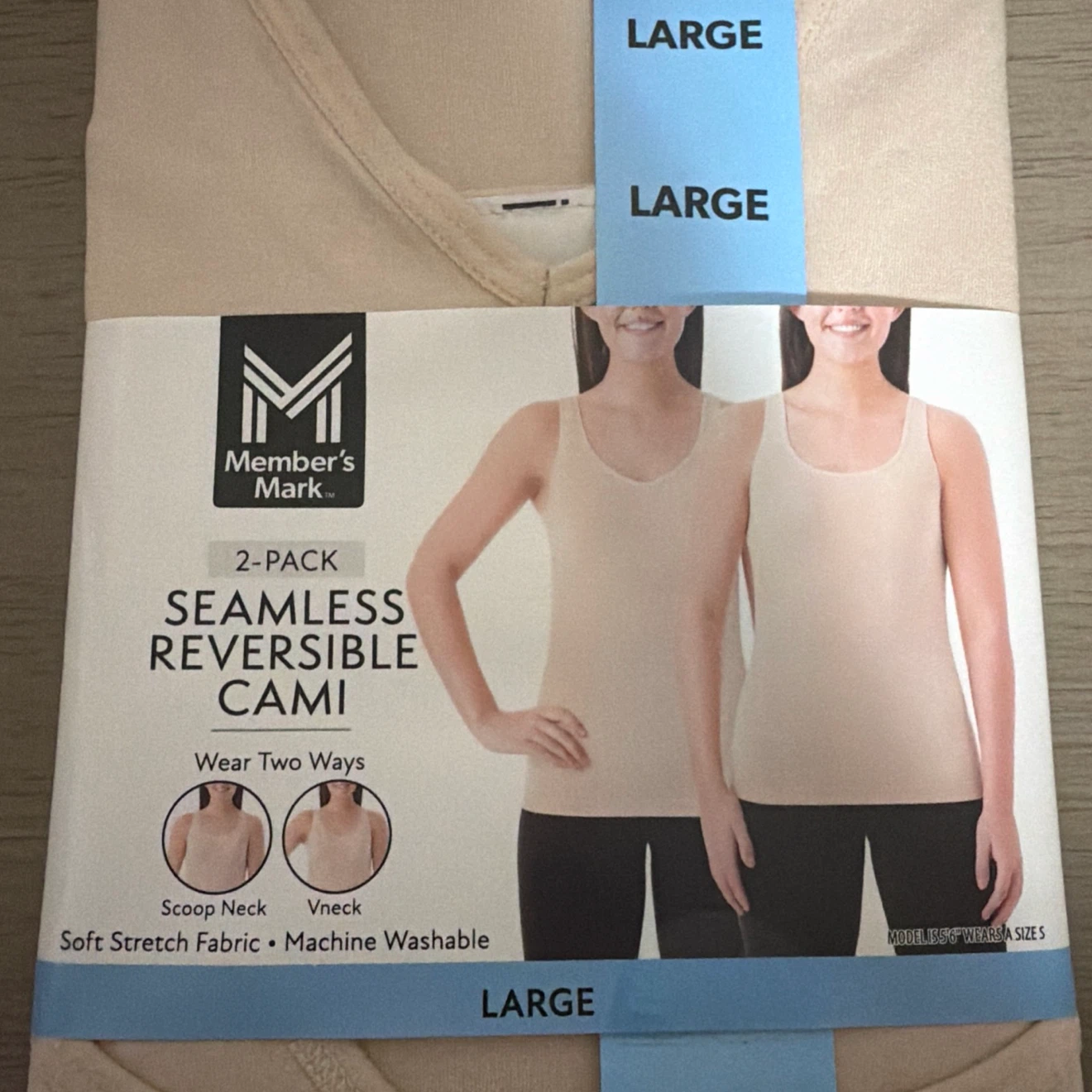 Member's Mark 2-Pack Seamless Reversible Cami - photo 3