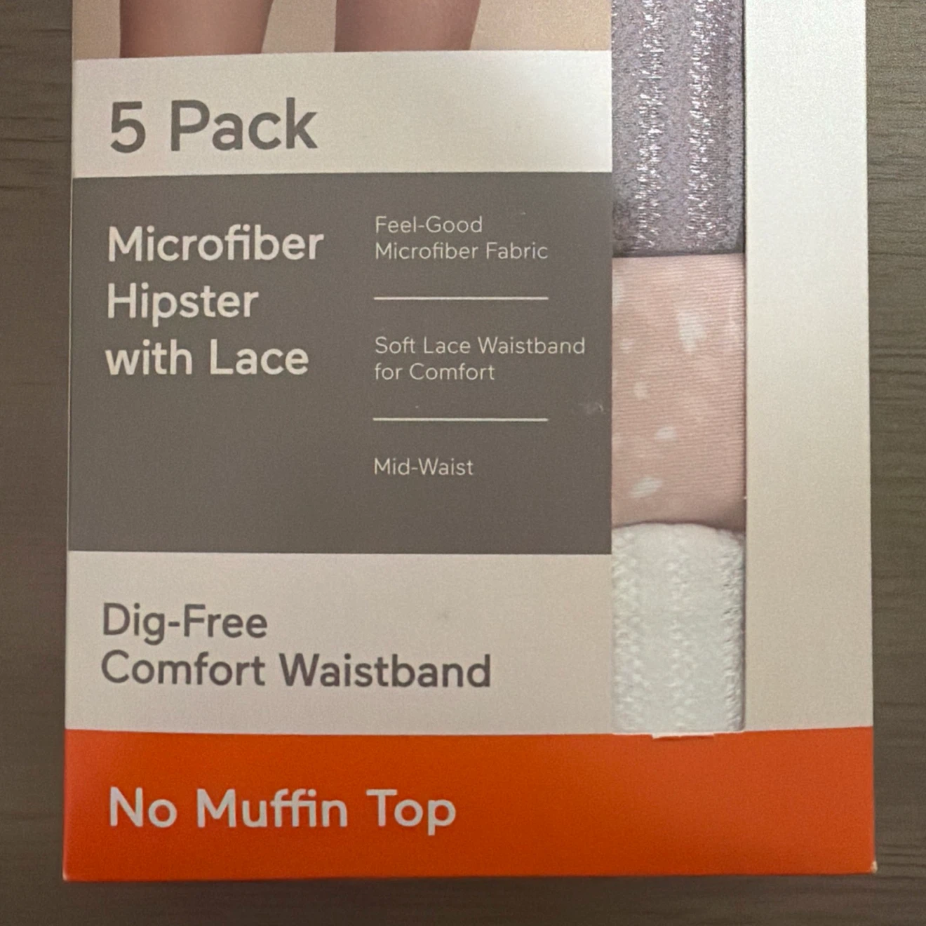 Warner's Microfiber Hipster with Lace 5 Pack - Size L - photo 3