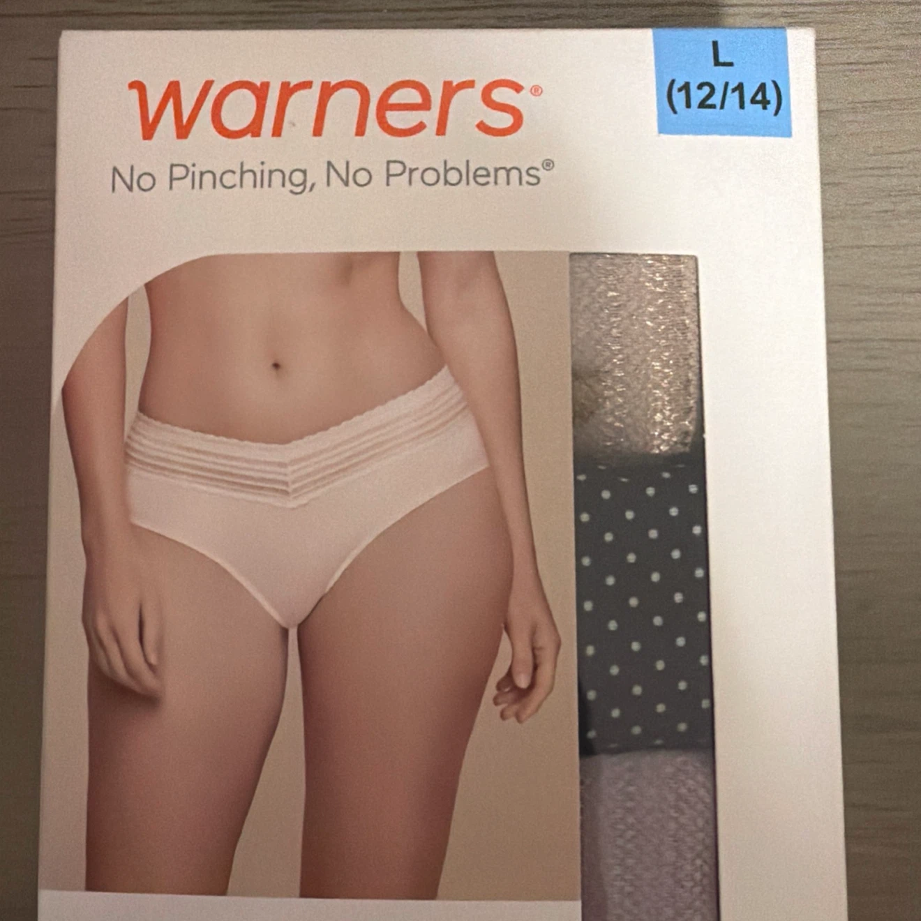 Warner's Microfiber Hipster with Lace 5 Pack - Size L - photo 4