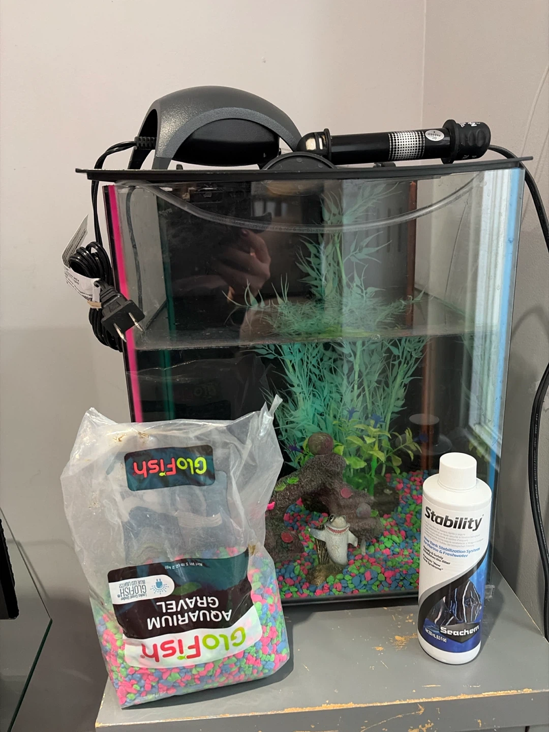Complete Fish Tank / Aquarium Setup with Accessories - photo 4
