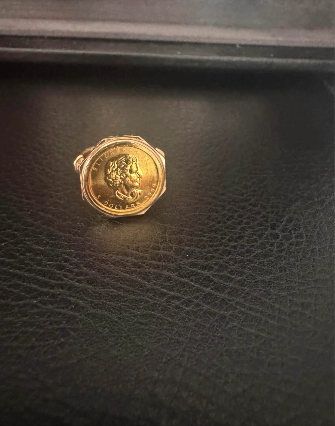 Gold Coin Ring