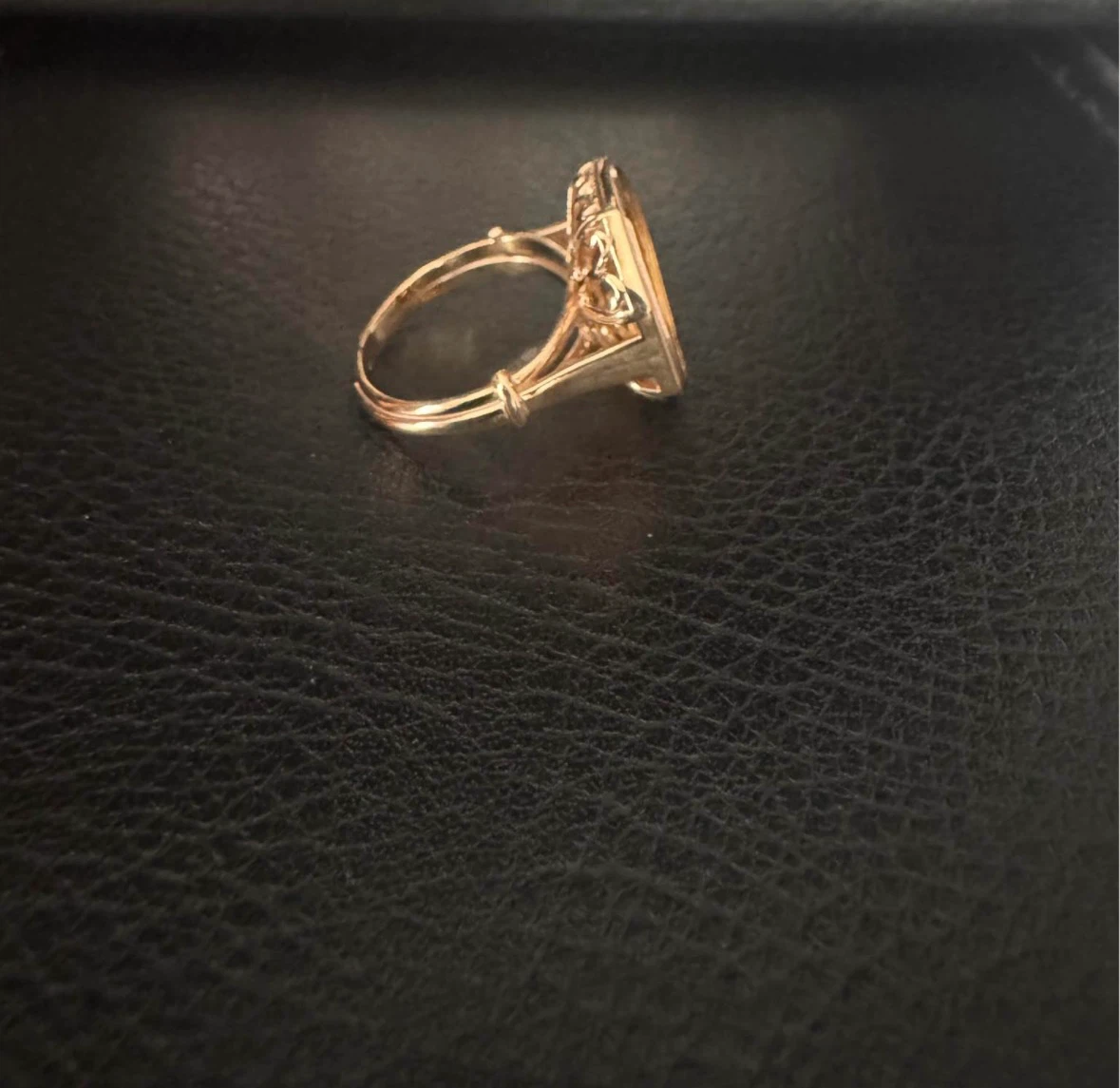 Gold Coin Ring - photo 2