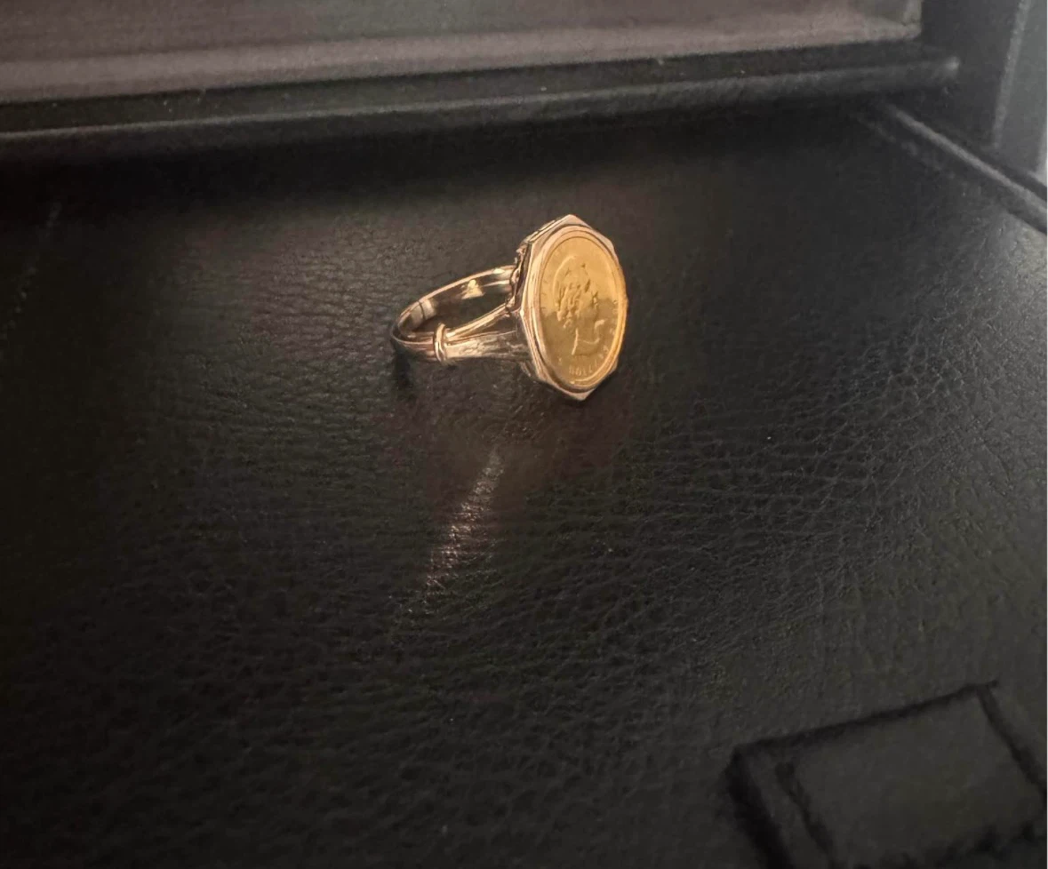 Gold Coin Ring - photo 4