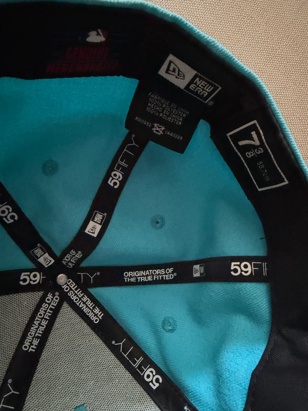New Era 59FIFTY New York Yankees Hat Teal 🧢 - photo 4