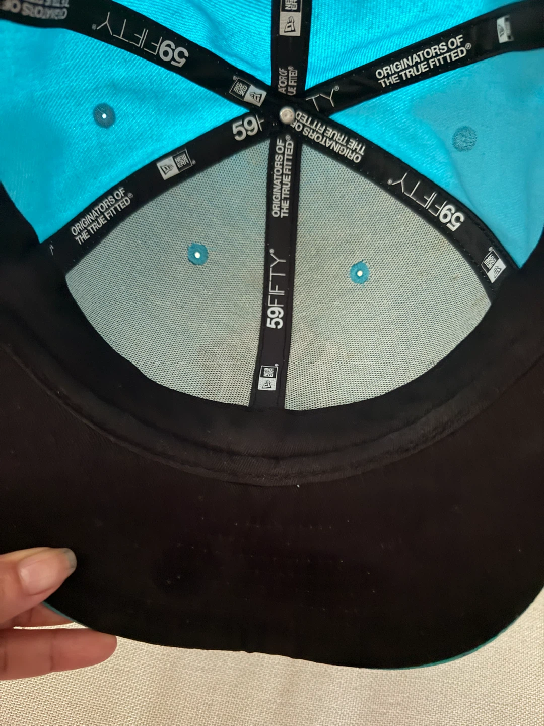 New Era 59FIFTY New York Yankees Hat Teal 🧢 - photo 5