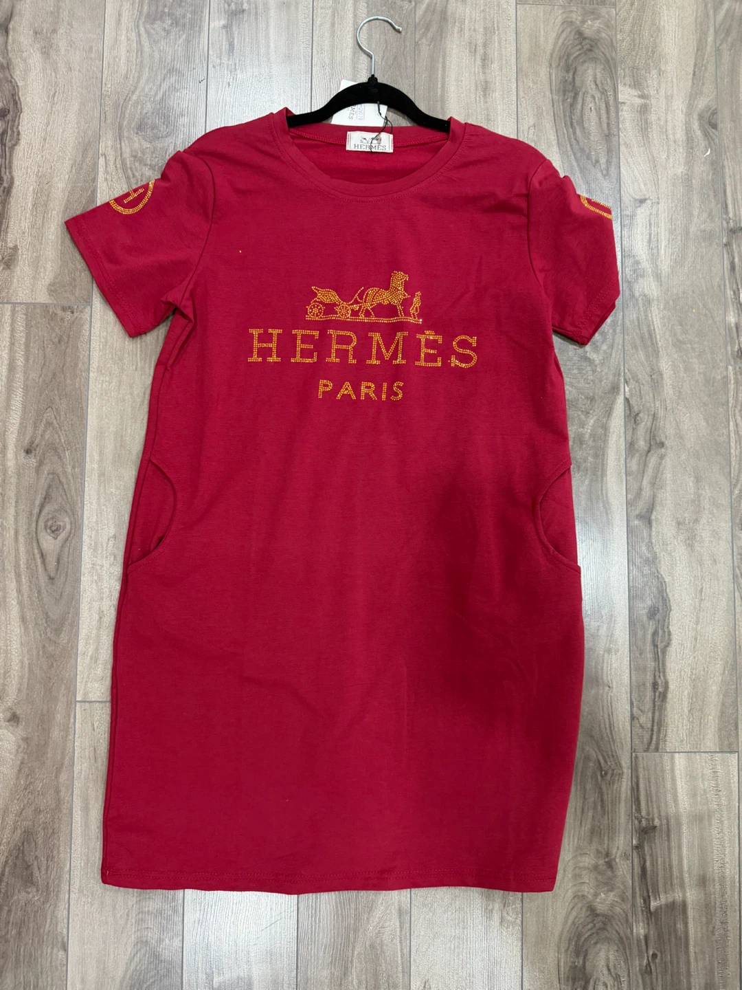 Women’s T-Shirt Dress Red