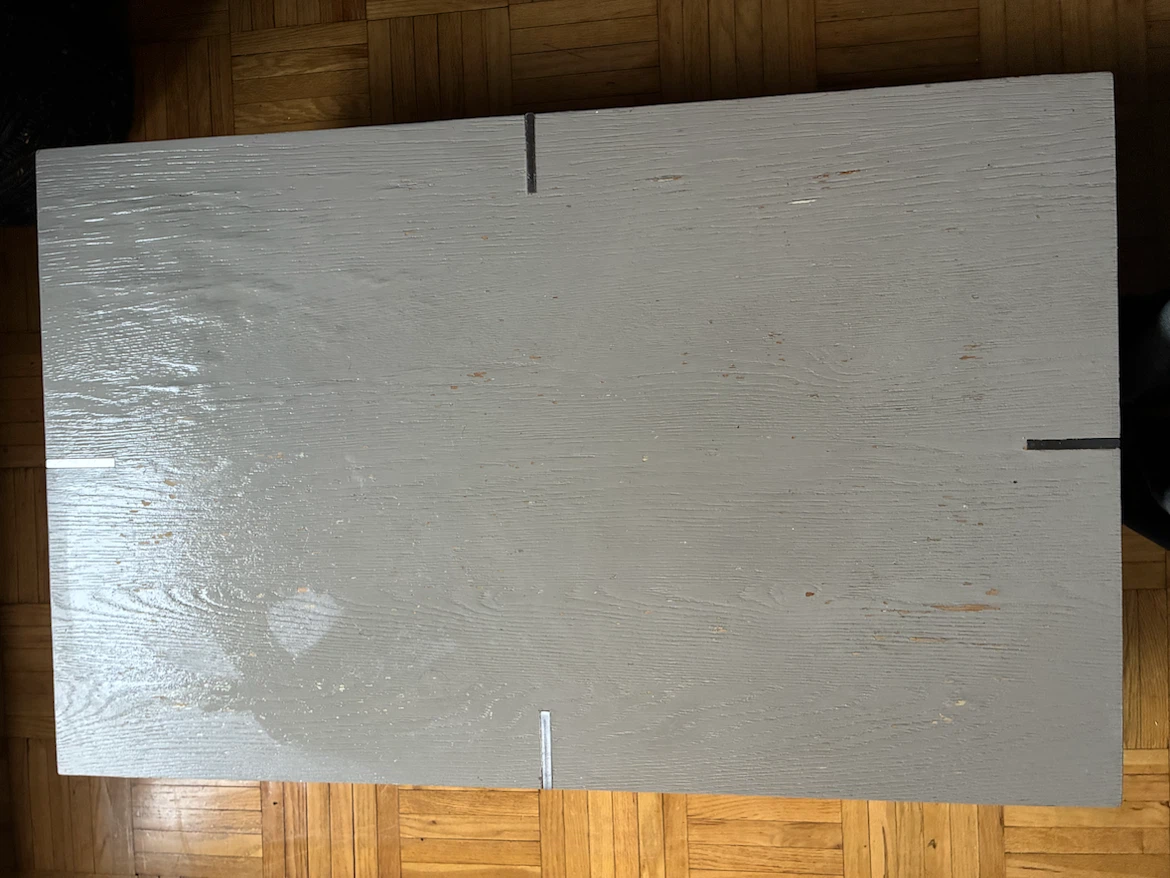 Restoration Hardware Gray Modern Wood Coffee Table - photo 4