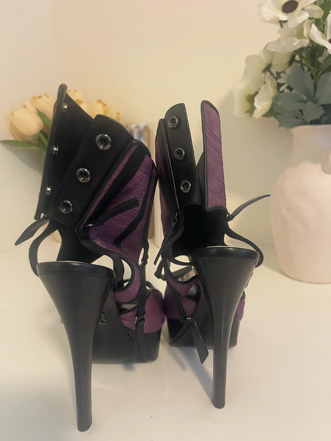 Purple Platform Stiletto Heels - photo 2