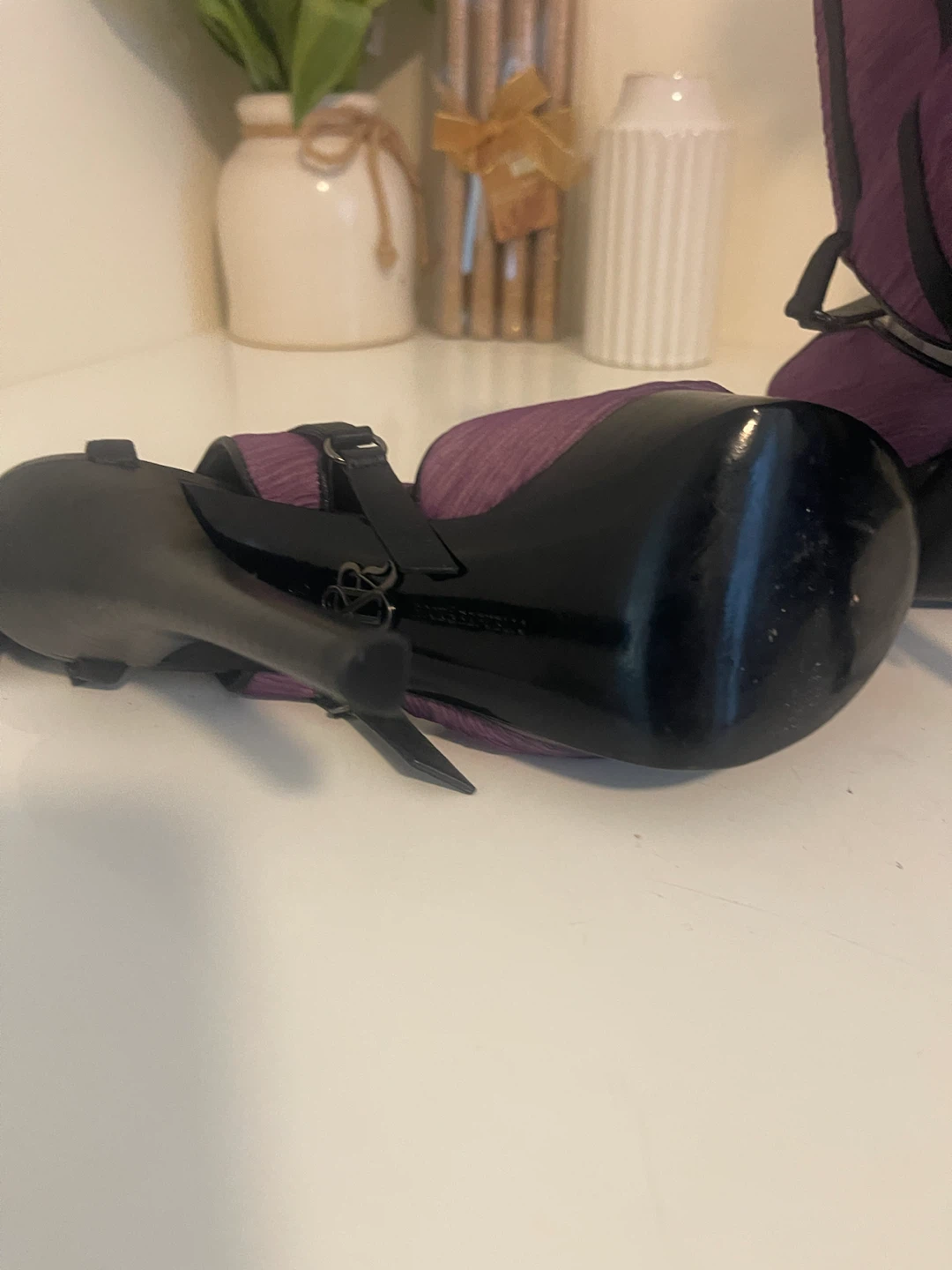 Purple Platform Stiletto Heels - photo 5