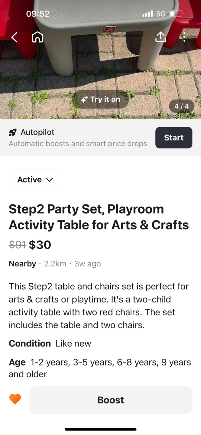 Step2 Party Table and 2 Chairs Set for Arts & Crafts - photo 4