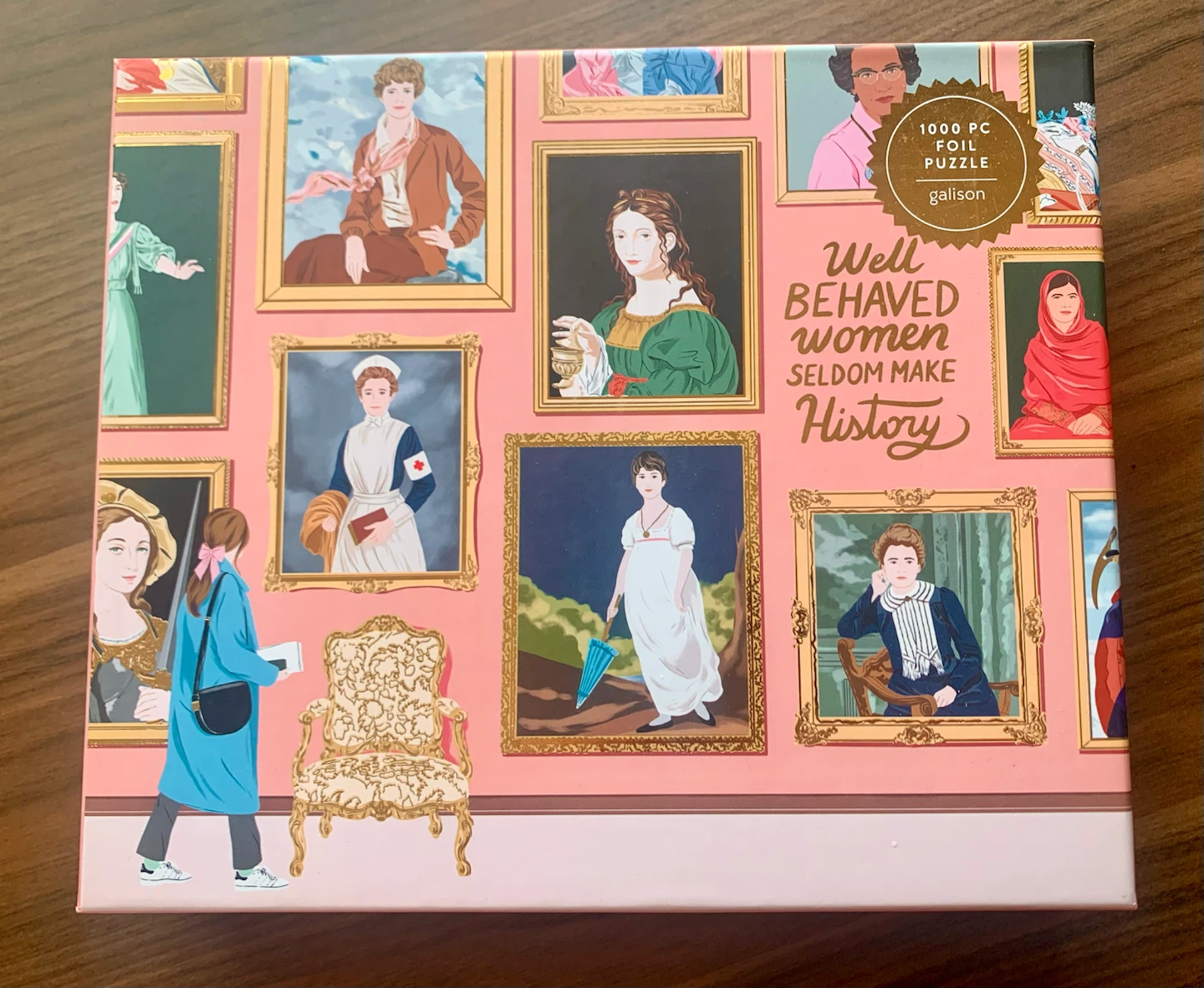 Galison Well Behaved Women 1000 Piece Foil Puzzle
