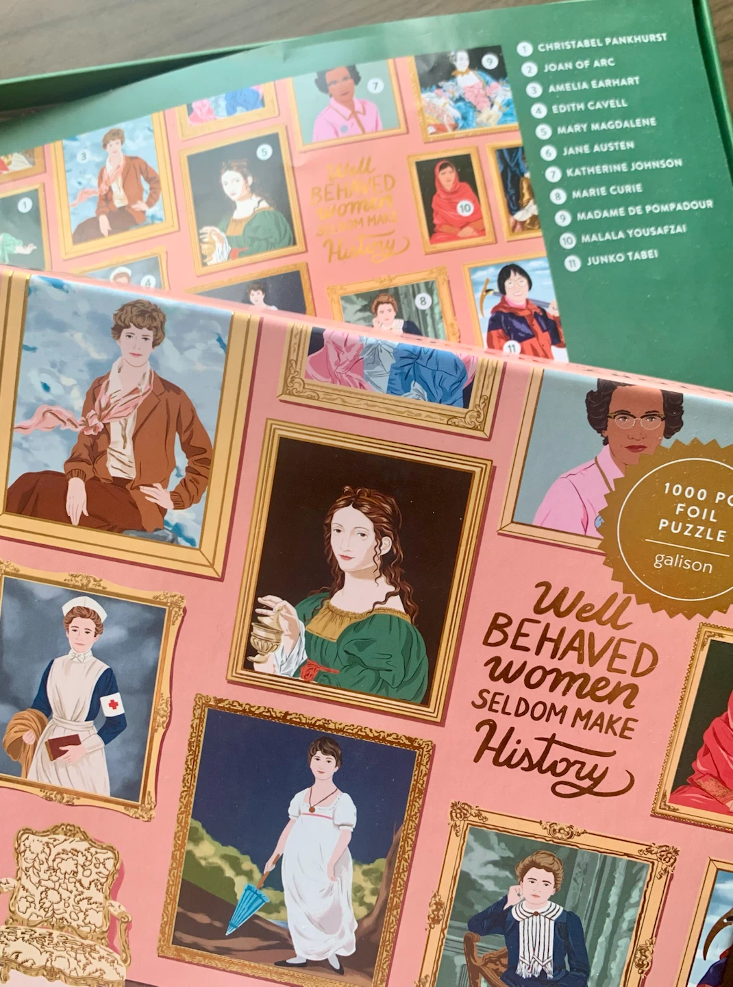 Galison Well Behaved Women 1000 Piece Foil Puzzle - photo 3