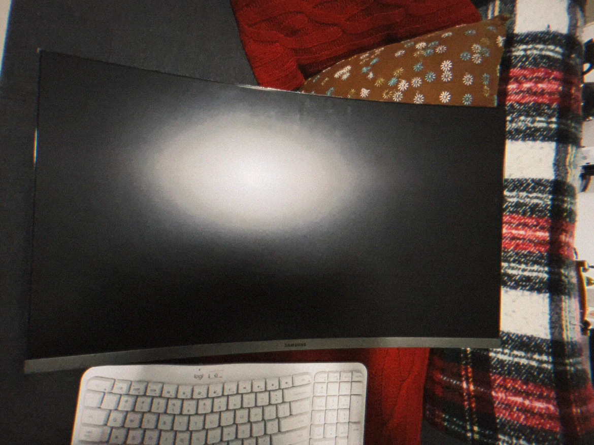 Samsung Monitor and Logitech Keyboard