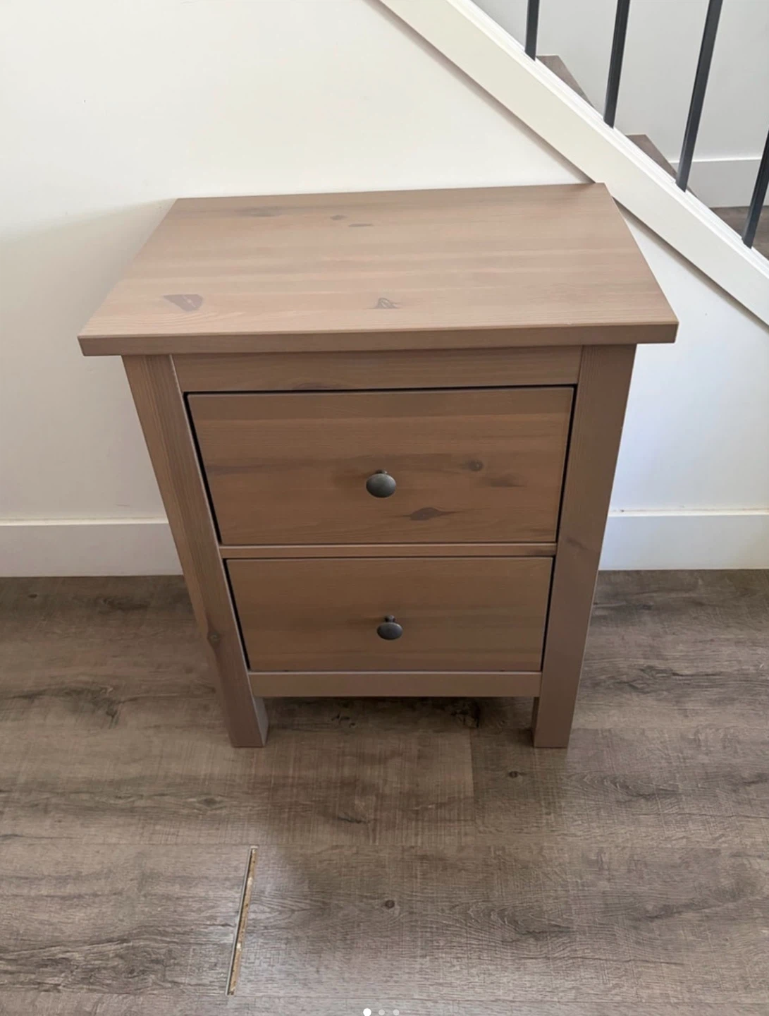 IKEA HEMNES nightstand in brown