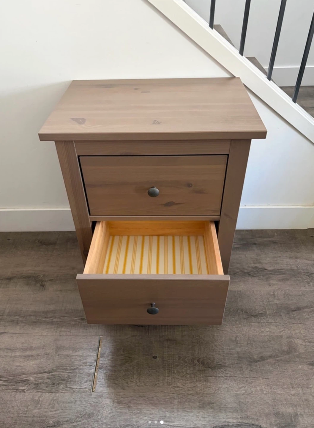 IKEA HEMNES nightstand in brown - photo 3