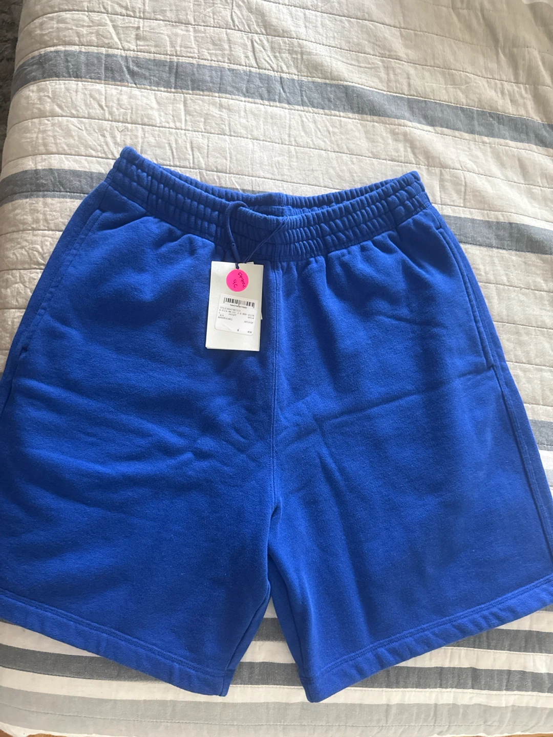 Burberry Blue Sweat Shorts