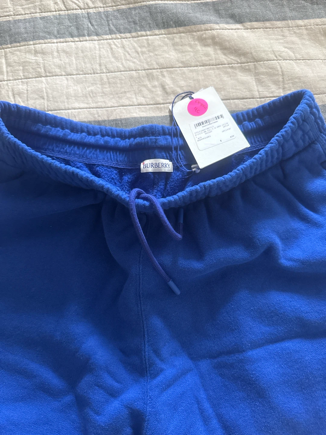 Burberry Blue Sweat Shorts - photo 4