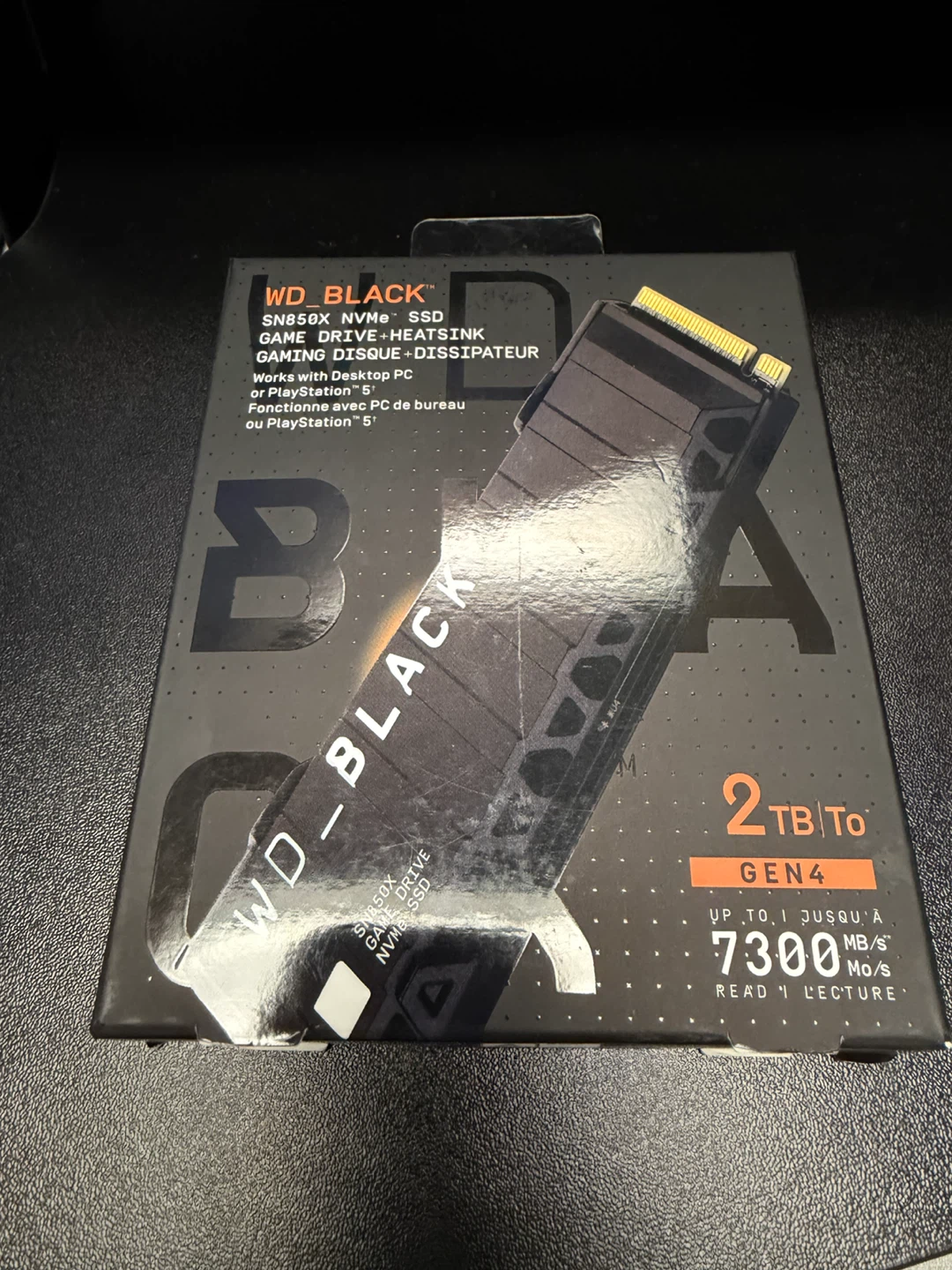 Brand new WD_Black SN850X 2TB NVMe SSD with Heatsink.