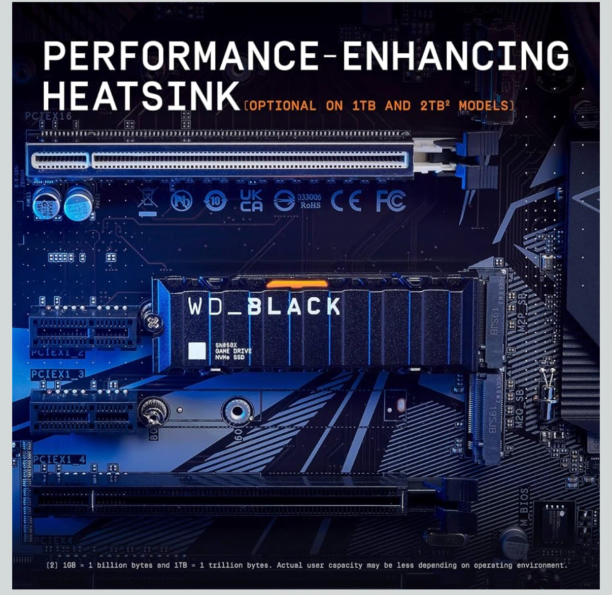 Brand new WD_Black SN850X 4TB NVMe SSD with Heatsink. - photo 2