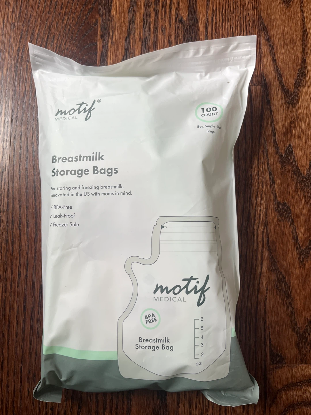 Milk storage bags 100 ct