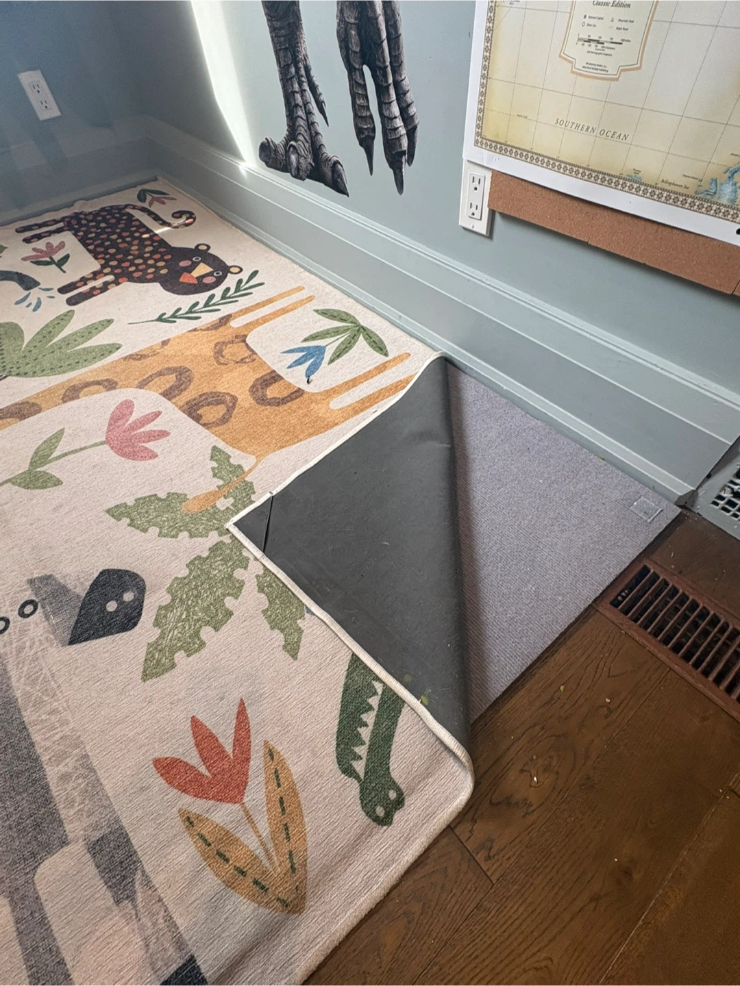 Ruggable Kids Animal Print Area Rug (with pad)