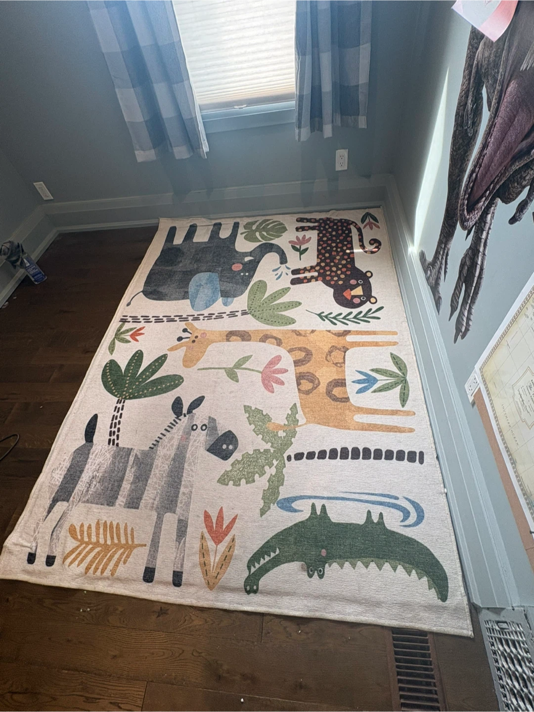 Ruggable Kids Animal Print Area Rug (with pad) - photo 2