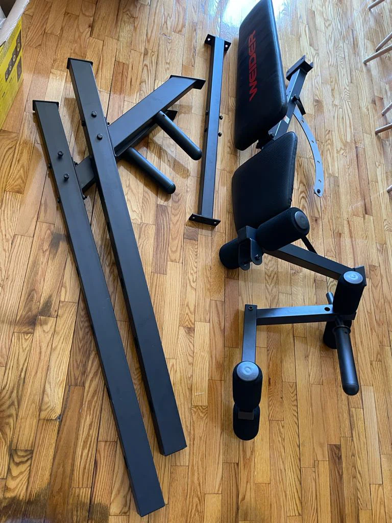 Weider Olympic Bench and Rack - photo 3