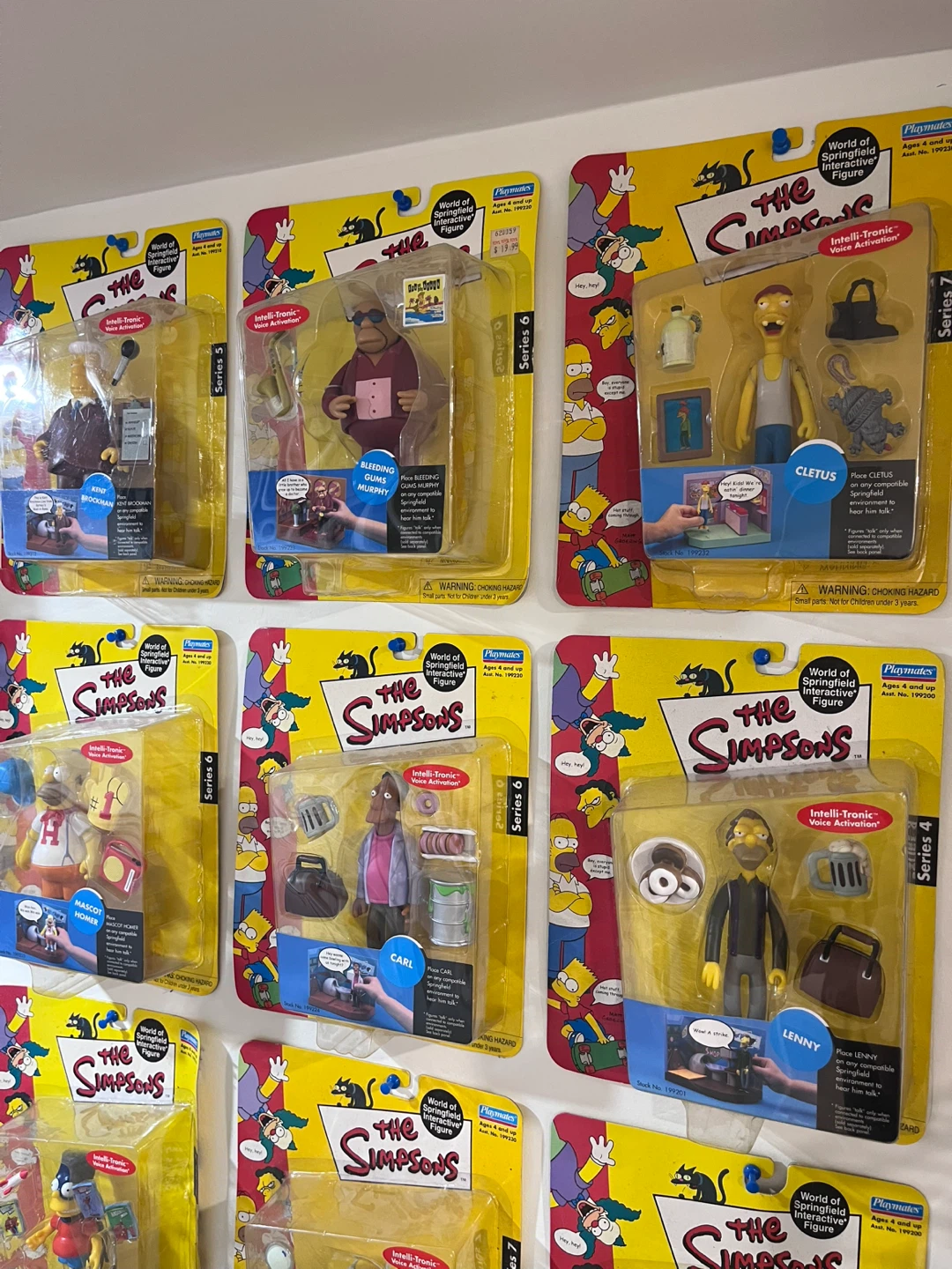 Lot of 12 Unopened Simpsons Interactive Figures - 2001 - photo 2