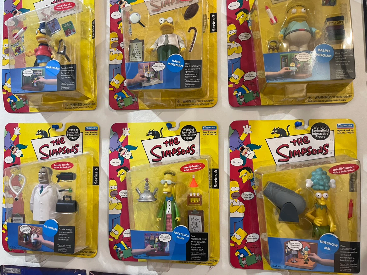 Lot of 12 Unopened Simpsons Interactive Figures - 2001 - photo 5