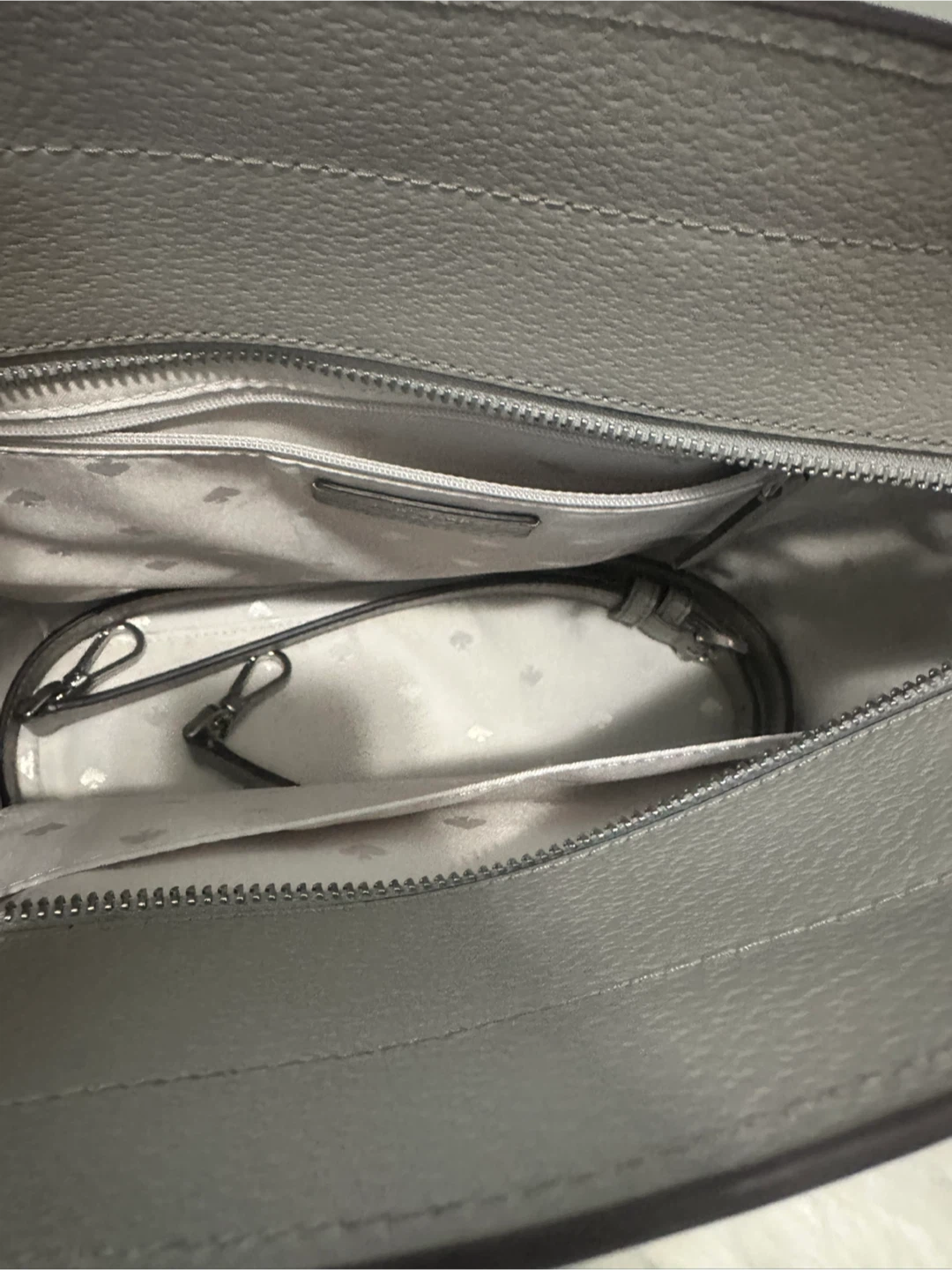 Kate Spade Grey Leather Tote Bag - photo 3