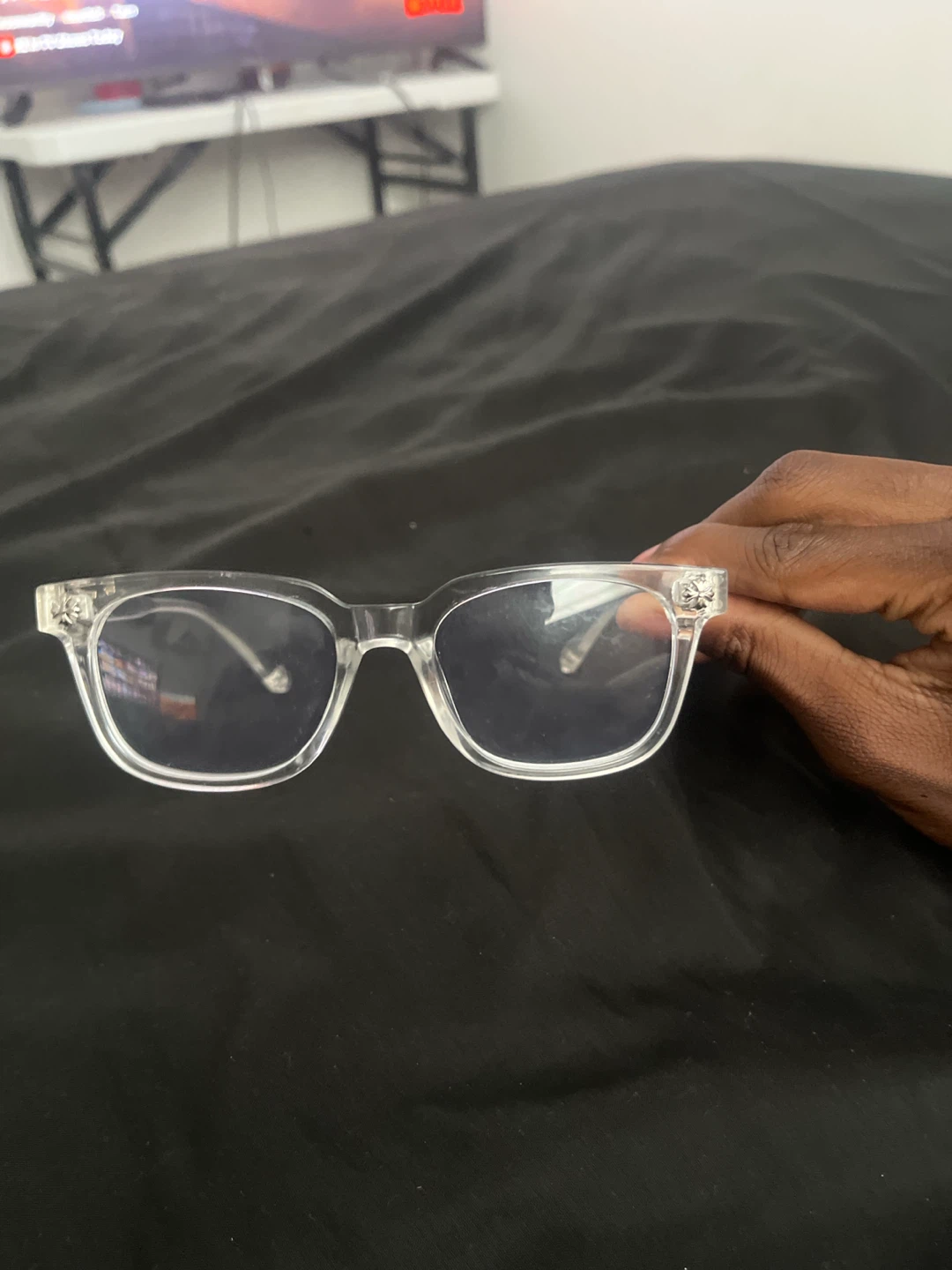 Chrome Hearts Glasses Clear Frame