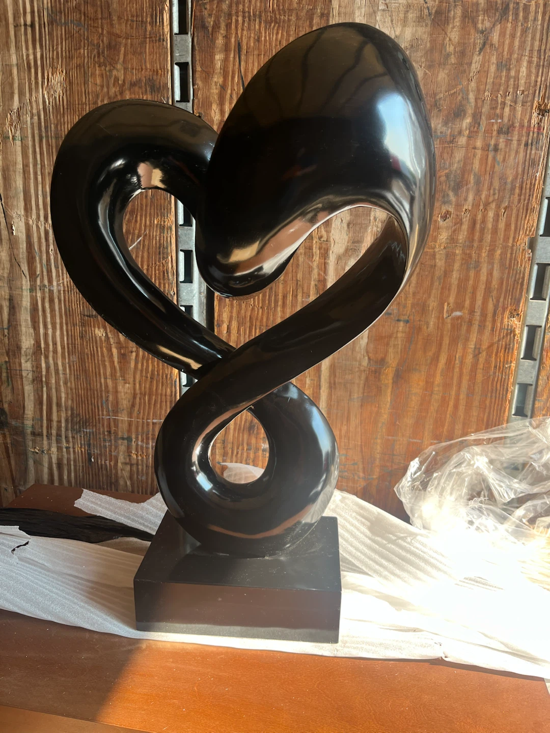 Black Abstract Sculpture
