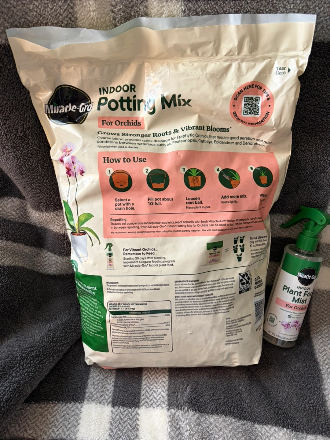 Miracle-Gro Indoor Potting Mix & Plant Food Mist for Orchids - photo 2