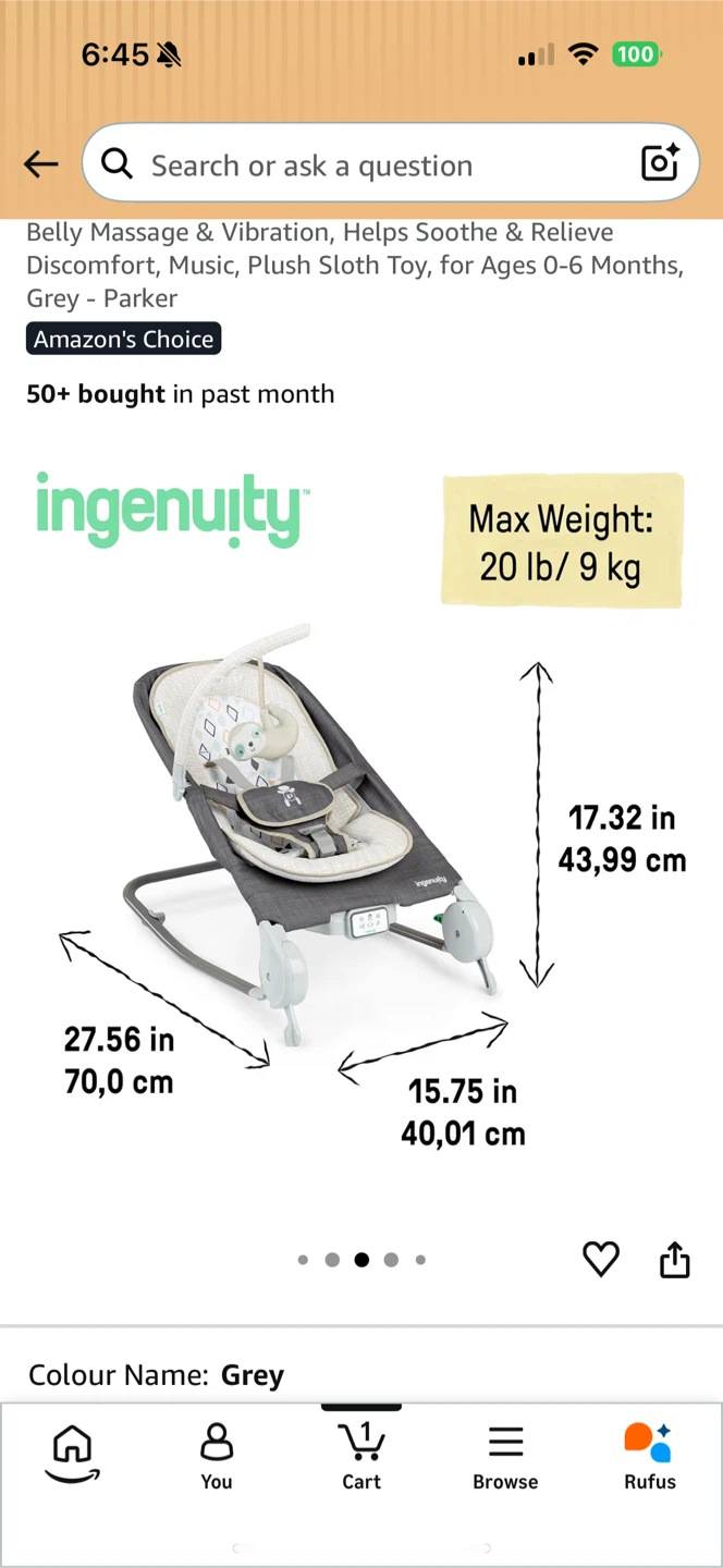Ingenuity Baby Bouncer Seat - photo 4