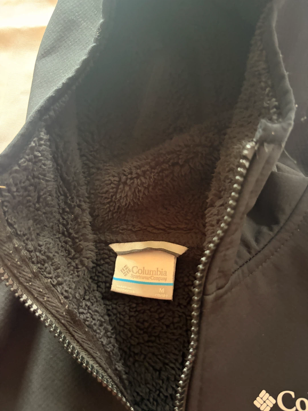 Girls Columbia Black Fleece Lined Hooded Jacket - photo 2