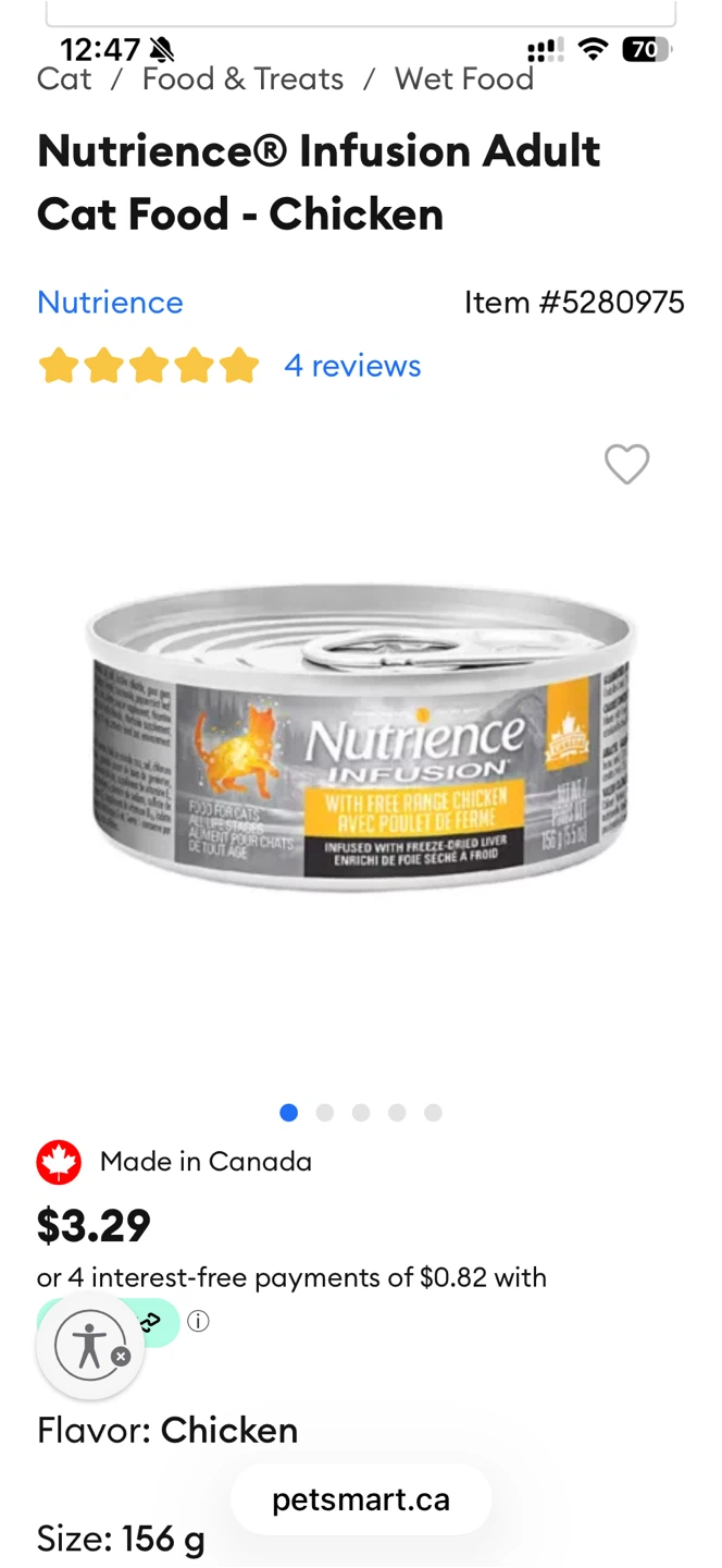 Nutrience Infusion Adult Cat Food - Chicken