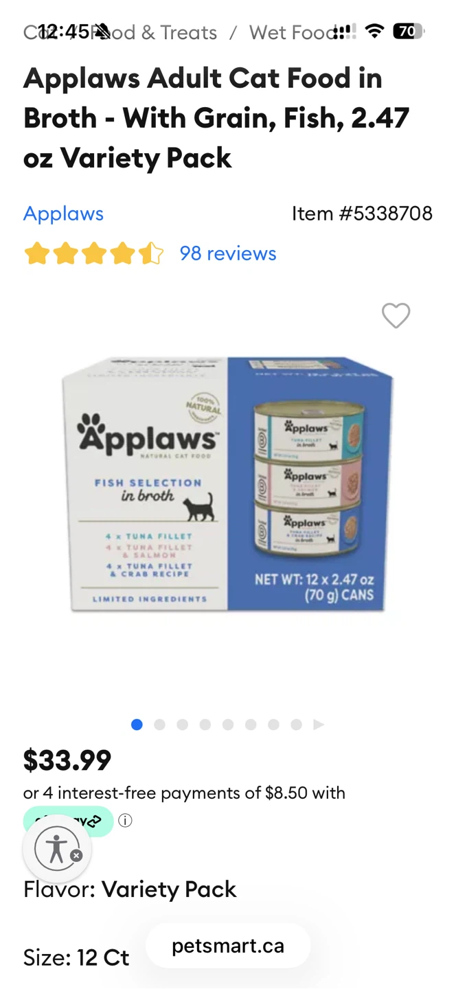 Applaws Adult Cat Food Variety Pack - Fish Selection